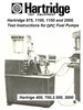 Thumbnail Hartridge Nozzle Testmaster Operation manual 1972 HH600-0  E