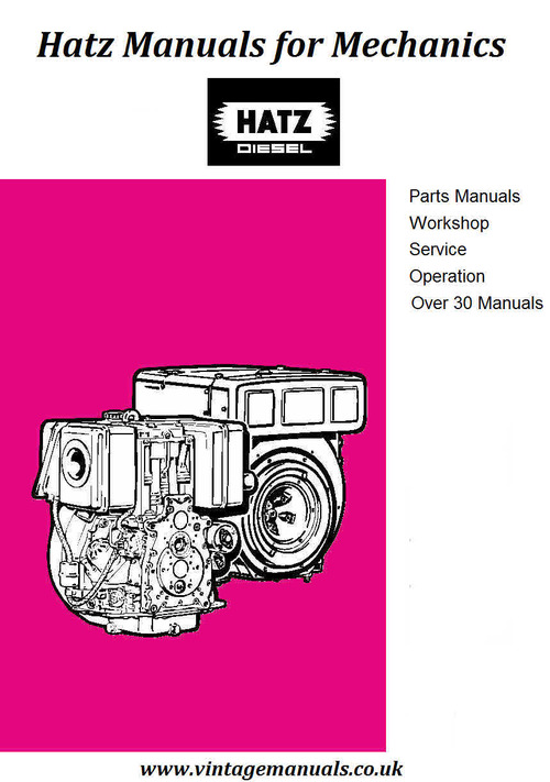 Product picture Hatz Diesel Parts manual  1B40