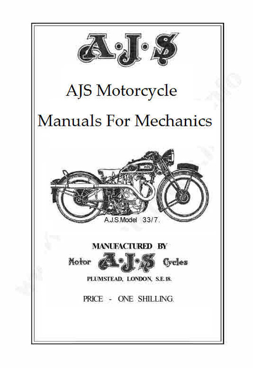Product picture AJS - Matchless Motorcycle manuals Archive  for Mechanics