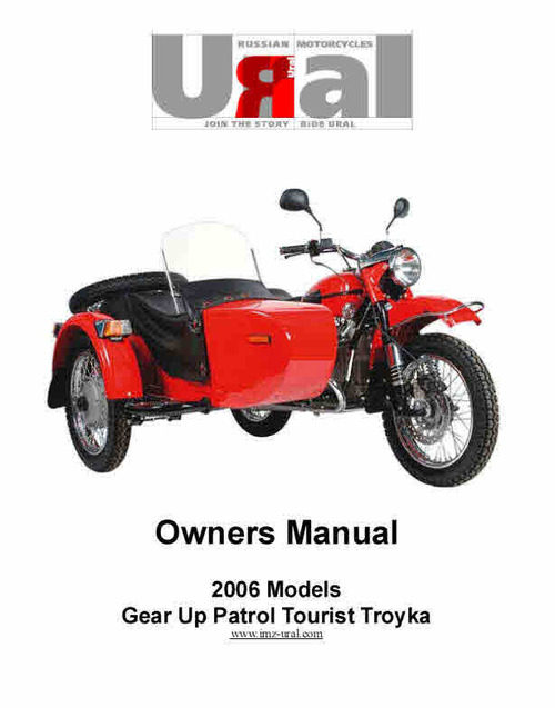Product picture Ural Motorcycle manuals Archive for mechanics