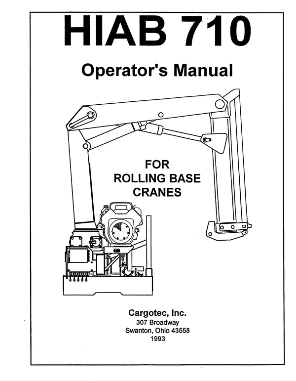 Product picture HIAB 710 Operation Manual  - _